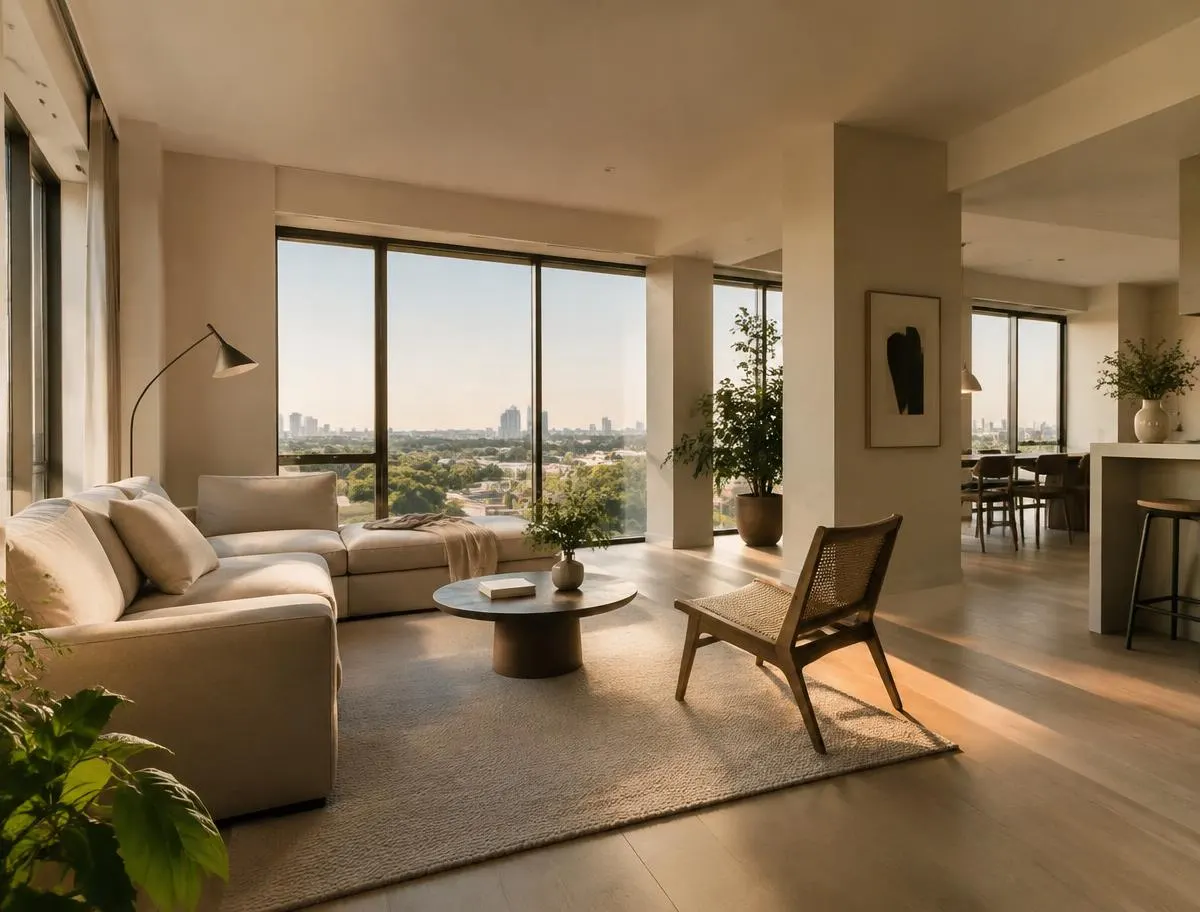Interior de apartamento contemporâneo